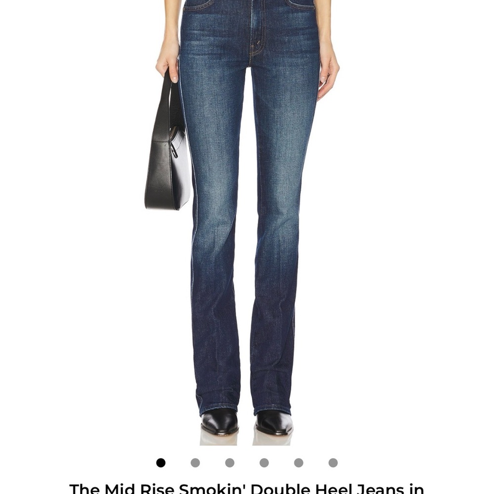 MOTHER Women's Bootcut Jeans in Dark Indigo